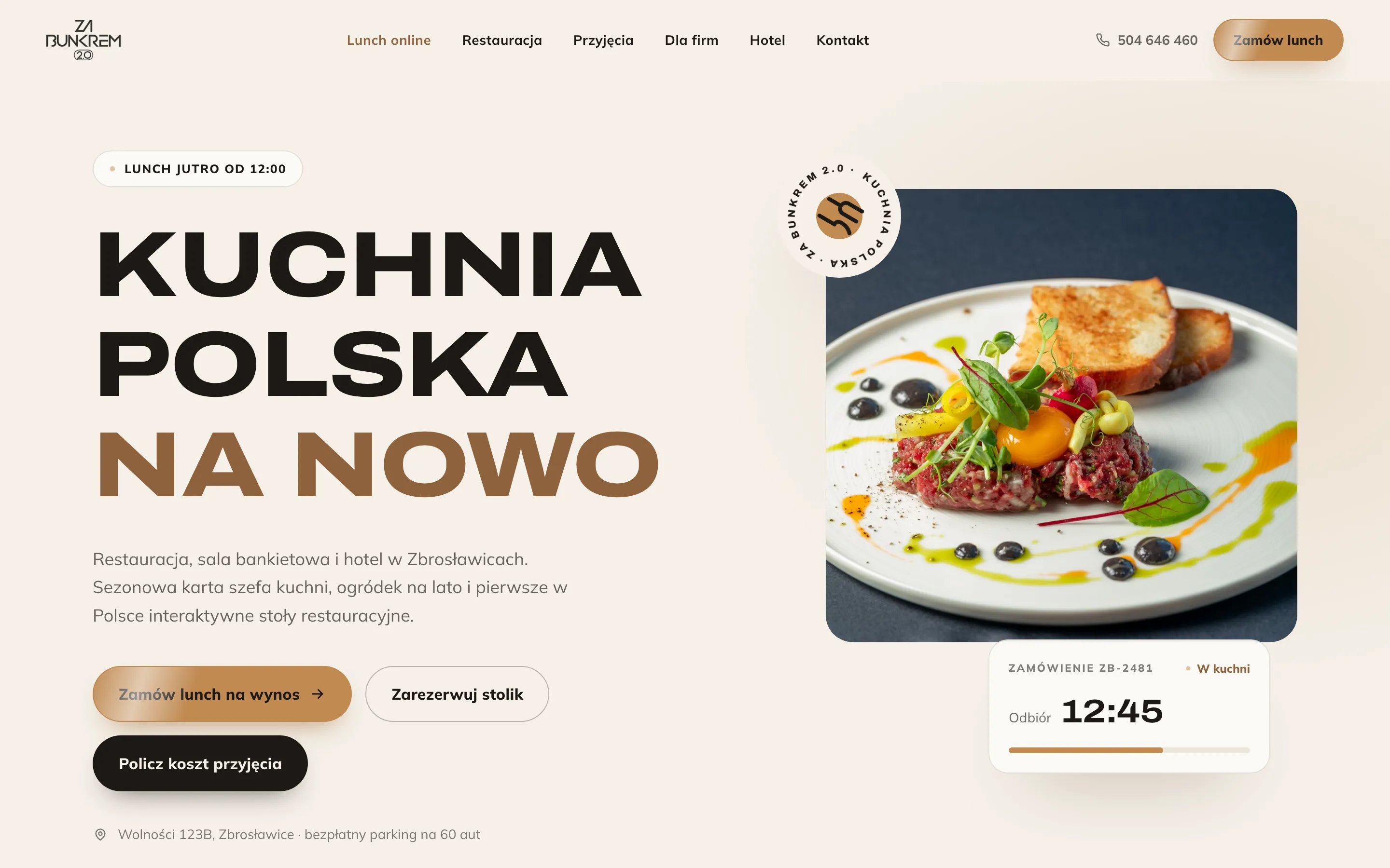 Strona Za Bunkrem, Zbrosławice